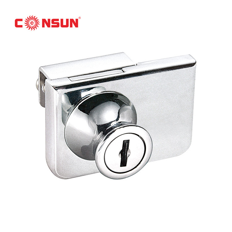 409 Zinc Alloy Lock Glass Lock Furniture Hardware Fittings Cabinet Single Lock