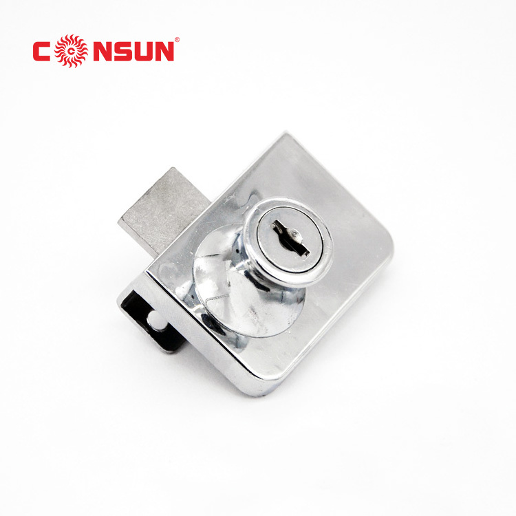 409 Zinc Alloy Lock Glass Lock Furniture Hardware Fittings Cabinet Single Lock