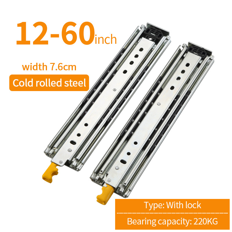 CONSUN High Quality Heavy Duty Full Extension Ball Bearing Drawer Slides