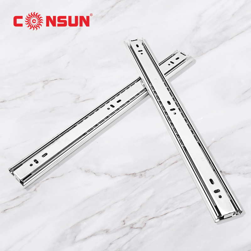 Directly Factory Furniture Silent Telescopic Channel Ball Bearing us general tool box parts drawer slides