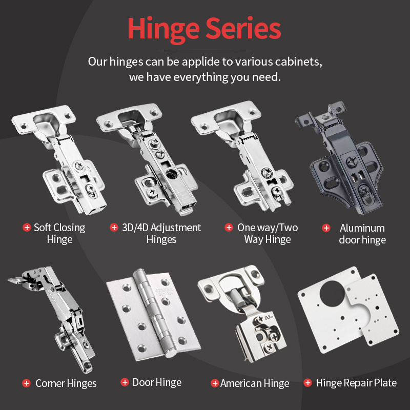 Furniture Cabinet Kitchen Door Hinge bisagras para puertas de madera ball bearing removable pin commercial door hinges