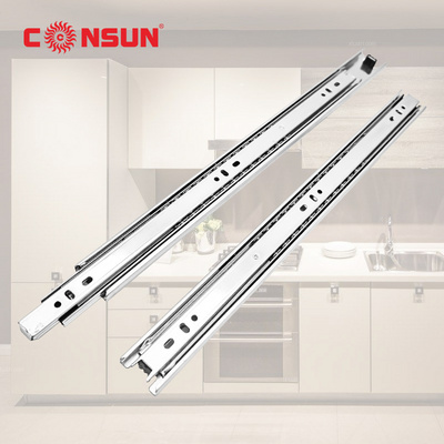 CONSUN Hot Sale 35mm Heavy Duty Full Extension Ball Bearing Office Drawer runners Rails Slides