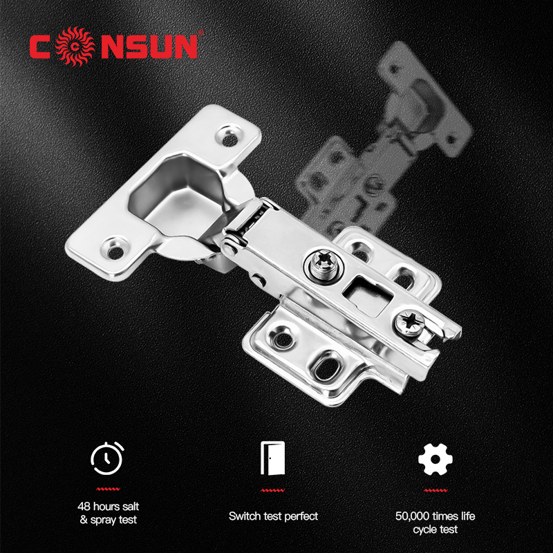 Hot CONSUN Self close 35mm cup CN cupboard furniture kitchen cabinet two way concealed hinge