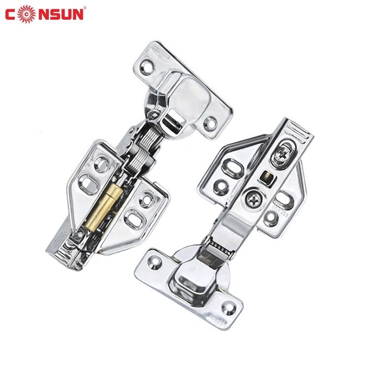 Consun Furniture Hinge 35 mm One Way Auto herrajes para muebles Hydraulic Kitchen Cabinet Hinges