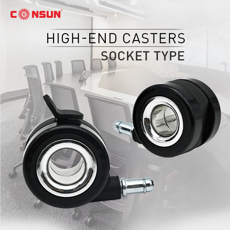 Wholesale Heavy Duty Double Wheel Office Chair Swivel Caster Wheels Furniture Wheels