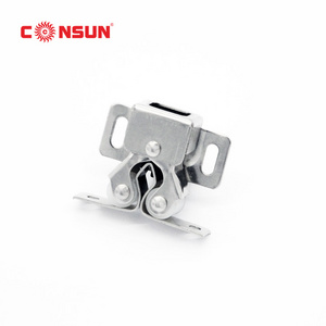 Metal Door Closer Door Hardware Cabinet Latch Double Roller Catch Magnetic Door Catcher Push to Open Latch