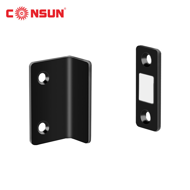 Heavy Duty L Shape Magnetic Door Catch Steel Thin Magnet Latches Hardware Sliding Doors Strong Cabinet Magnets