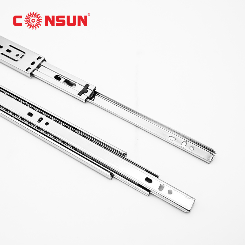 Full Extension Ball Bearing furniture tools Telescopic rieles para cajones taiming drawer slides