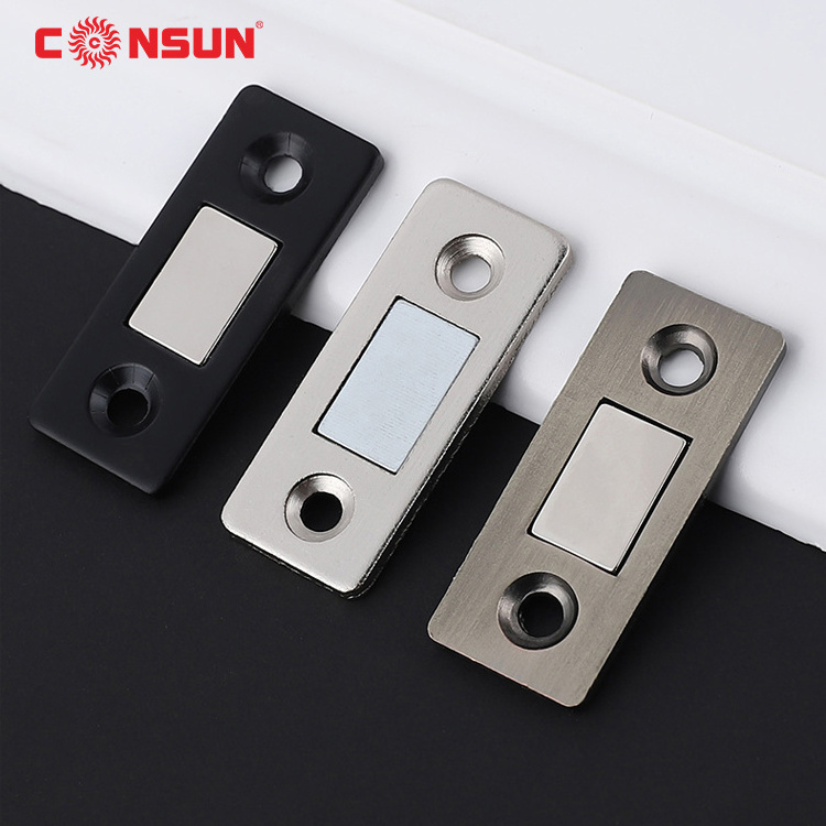 Strong Solid Ultra-thin Magnetic Door Catcher Cabinet Wardrobe Door Invisible Magnet Latches CSQ005-1-W