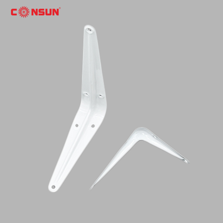 CONSUN Manufacturer Triangle Display Storage Bracket Wall Metal Shelf Support Brackets