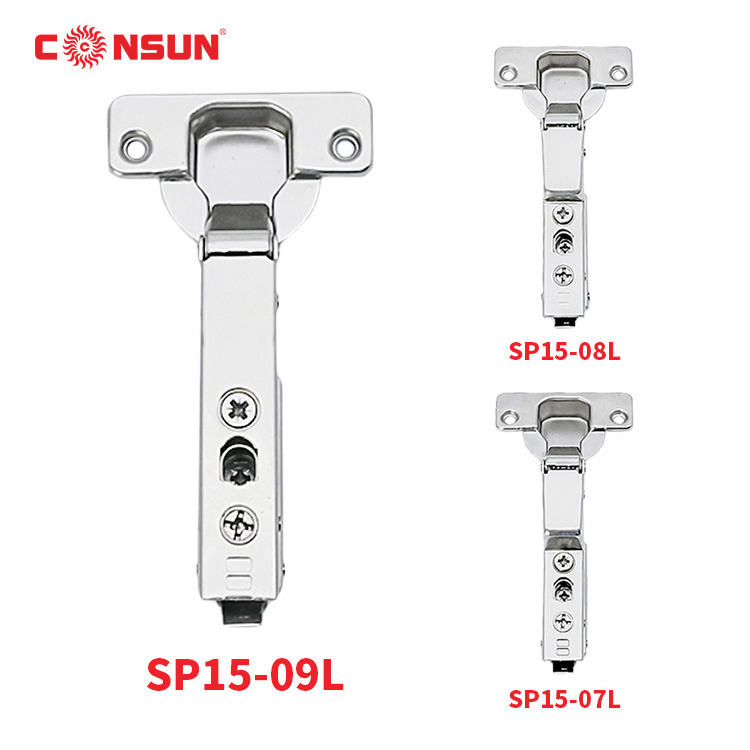 SP15-07L Mounting Plate Concealed Liner Plate 3D Cabinet Furniture Kitchen Hardware Hydraulic Clip On soft close Hinge