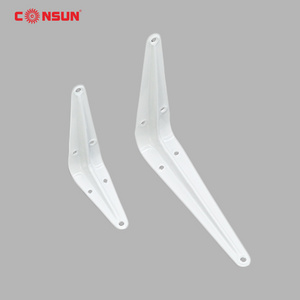 CONSUN Manufacturer Triangle Display Storage Bracket Wall Metal Shelf Support Brackets