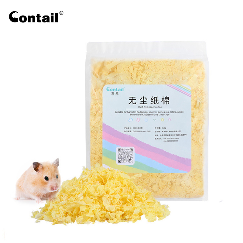 Wholesale Small Animal Pet Products Paper Litter Hamster Bedding For Hamster Guinea Pig Rabbit Chinchilla Cage