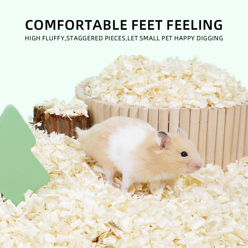 Wholesale Hamster Bedding Low Dust Deodorant Landscaping Aspen Chips Wood Shavings For Hamsters