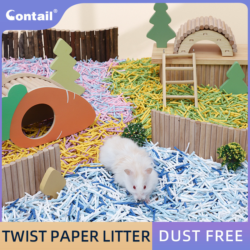 Wholesale Small Animal Decorative Hamster Bedding Paper Pellets For Pets Rabbit Guinea Pig Chinchilla Hedgehog