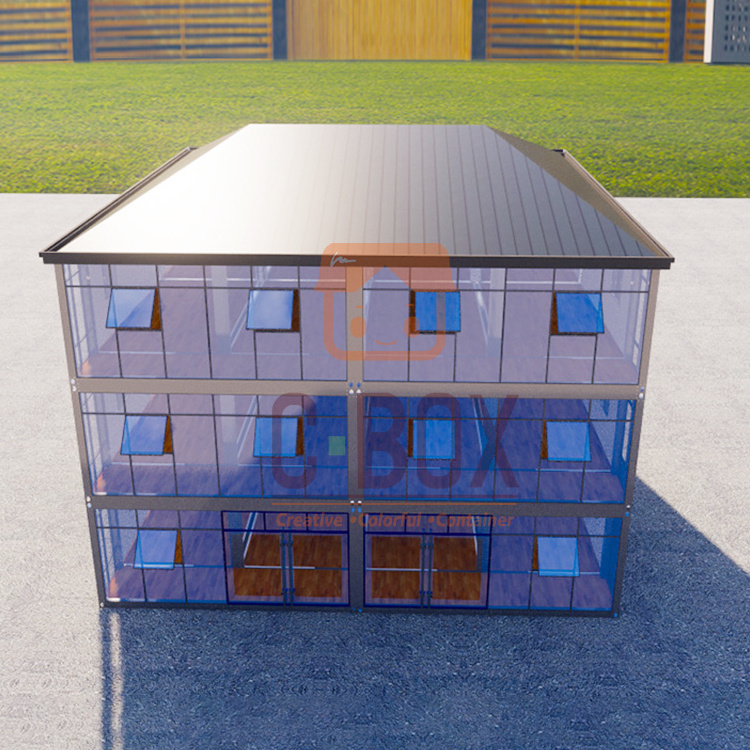 Cbox New Technology Container Office Steel Structure Frame Welded Detachable Container House As Dormitory Office Building