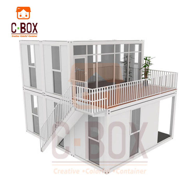 Cbox Steel Buildings Flat Pack Shipping Prefabricated Sandwich Panel Container Folding Portable Garage