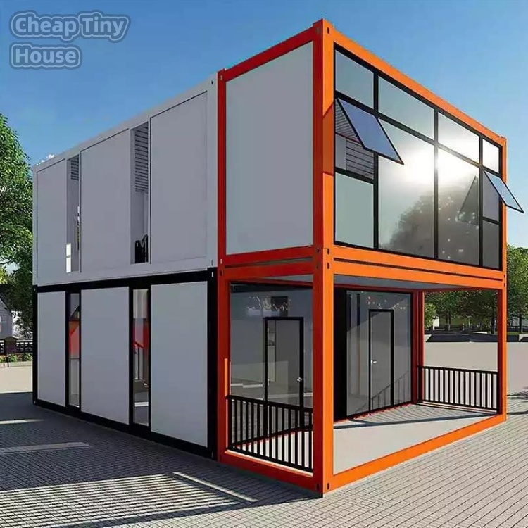 Lower Cheap Modern Flat Pack Mobile 3 Bedroom Prefab Small Home Containers Case House Prefabricated Home Cheap Tiny House