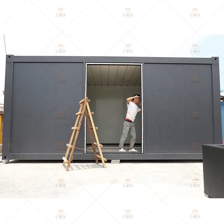 20ft low cost flat pack prefabricated container coffee shop restaurant container food shops