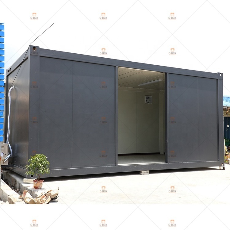 20ft low cost flat pack prefabricated container coffee shop restaurant container food shops