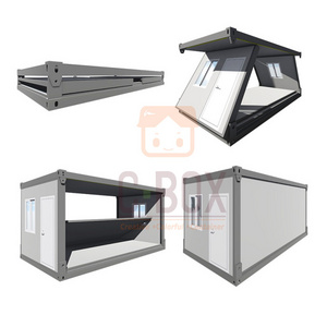 Cbox Flat Pack Mini Casa Foldable Prefab Homes Prefabricated 20ft Office Folding Container House