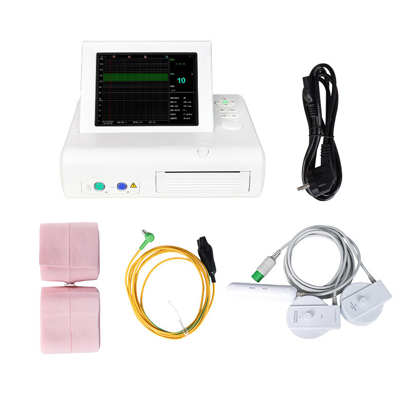 Fetal doppler Monitor Ultrasound CMS800G twins probe optional FHR TOCO Fetal Movement