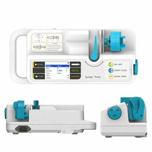 RTS CONTEC SP950 syringe pump for medical use Infusion Pump rechargeable battery injection pump Big screen