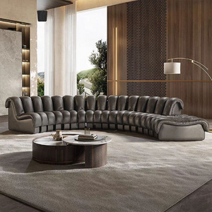 Contempo Designed sofas de luxury home set design moderne living room furniture luxury leather sectional S Shape Sofa