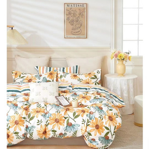 Soft and Cheap Price Bedsheet 100% Polyester Microfiber Disperse Printed Fabric For Bedding sets