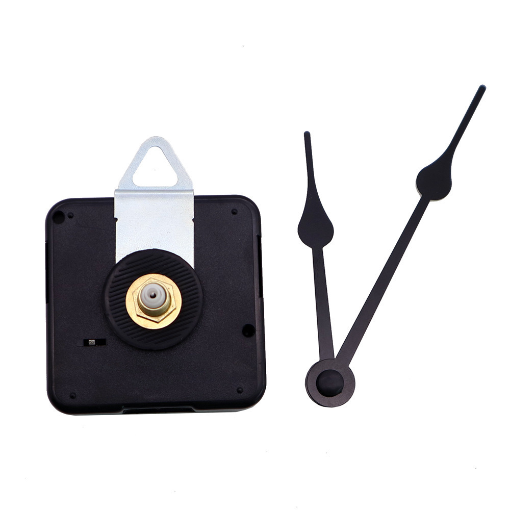 High Torque Skip Quartz Clock Mechanism And Long White Hands