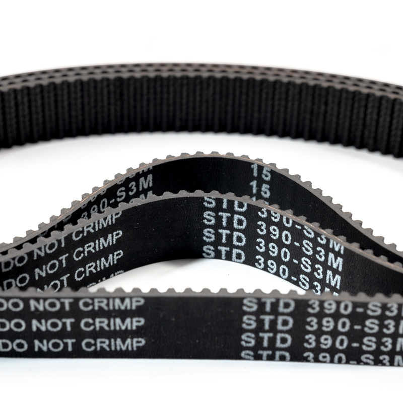 China Professional Power Transmission Rubber Flat Drive Timing Belt