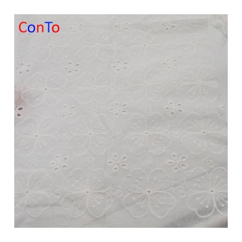 Factory Direct Lace Blouse Embroidery Thai Cotton Fabric