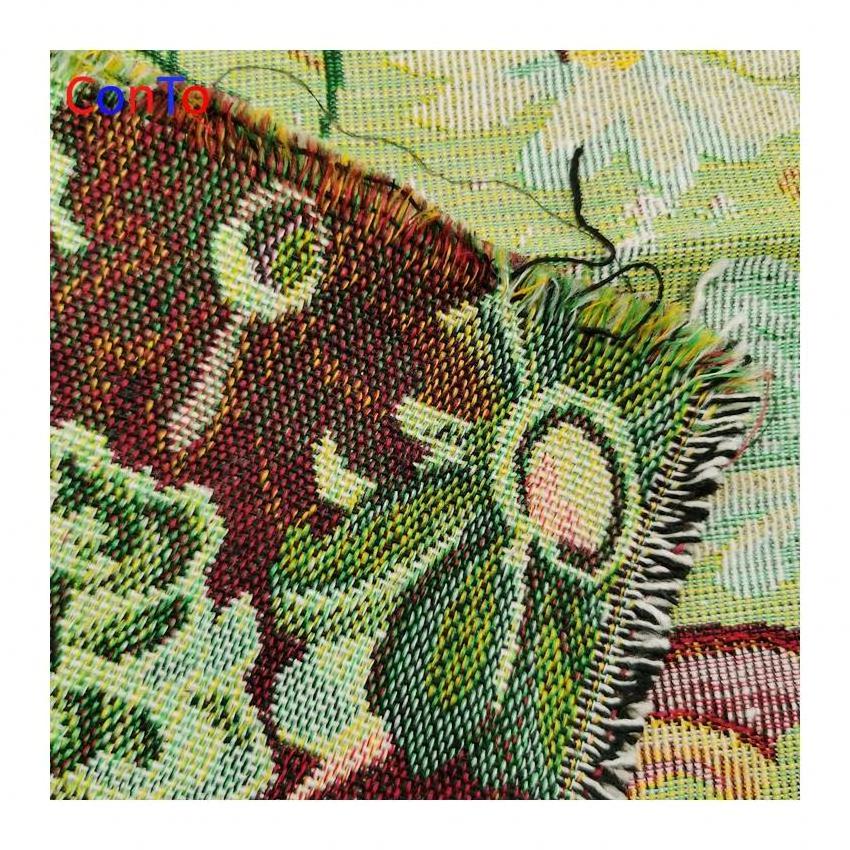 Latest Design Art Tapestry Jacquard Gobelin Fabrics