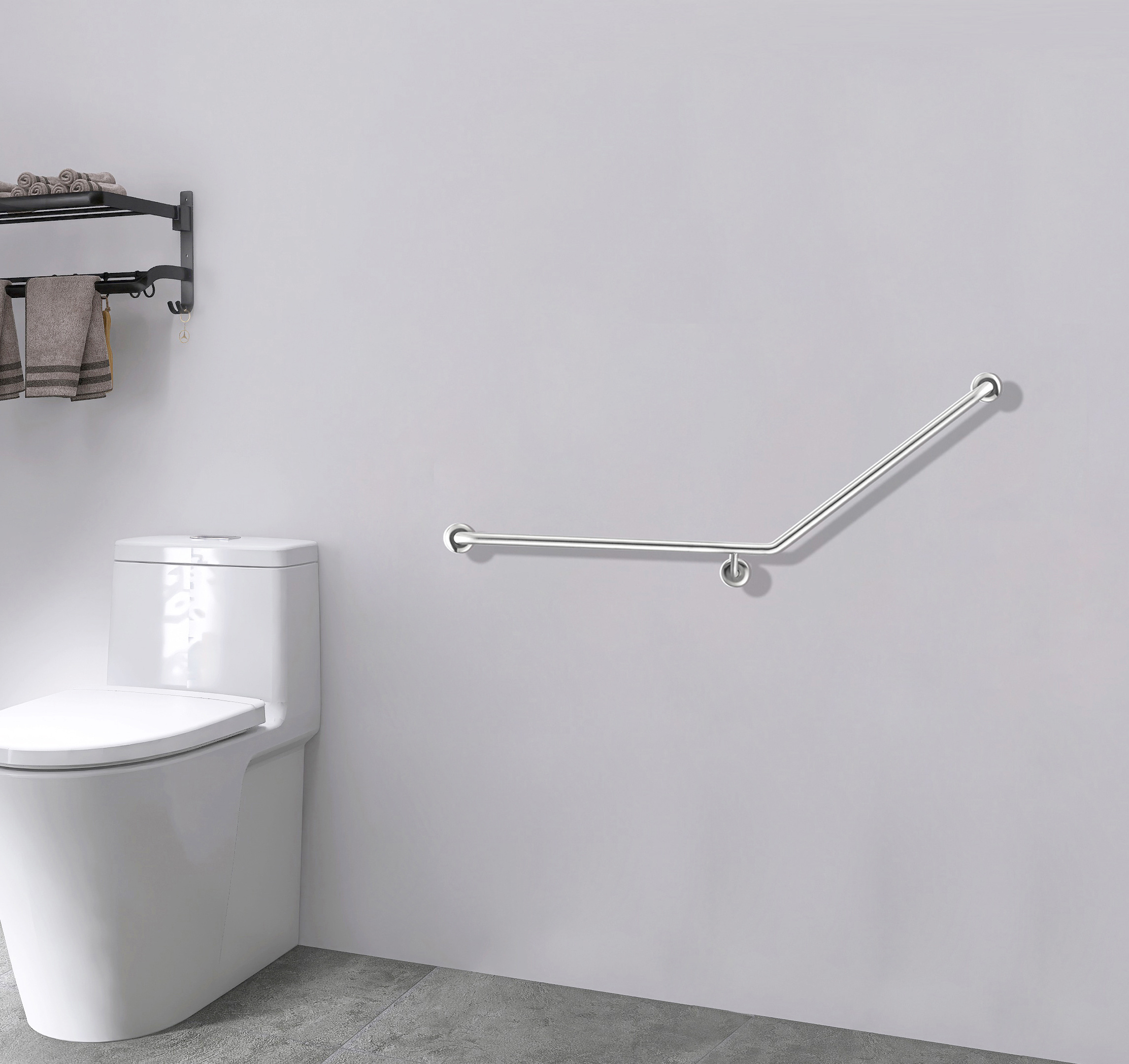 Bathroom Accessories Stainless Steel Disabled Bathtub Grab Bar Stainless Steel Watermark Care Grab Rail