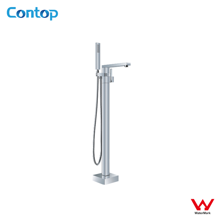 Waternark approval DR Brass Free Standing Bathtub Faucet with handshower