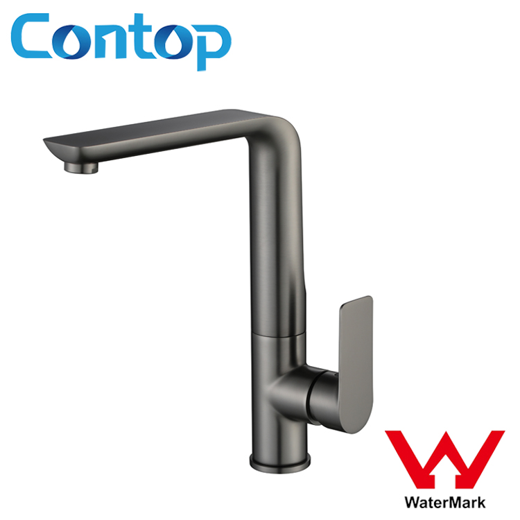 Watermark Approval Brushed Gun Metal Kitchen Sink Faucet