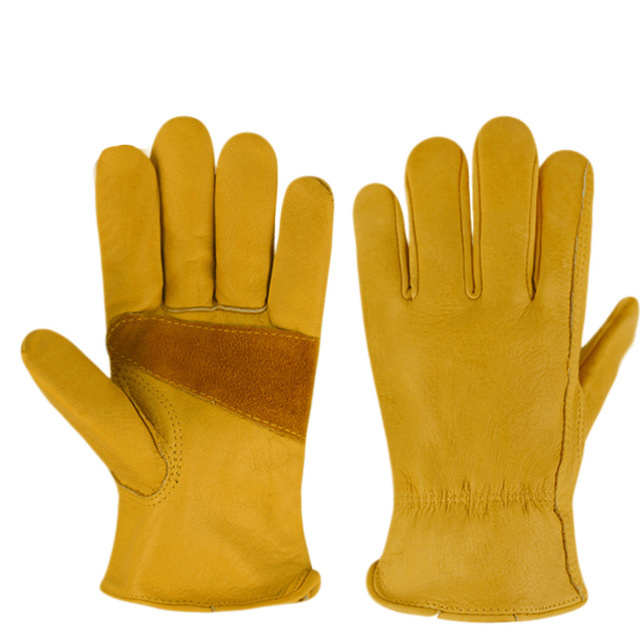 Cowhide Leather Shooting Gloves for industrial production/Riding/Driving/Gardening/Farm Hunting Gloves - Extremely Soft.