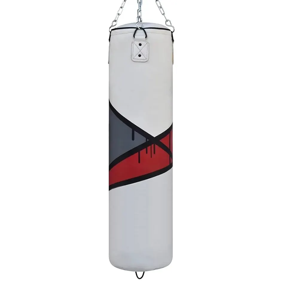 High Quality Custom Boxing Punching Bags Heavy Unfilled Boxing Sand Punch Bag With Chain Made By Contrive Sports