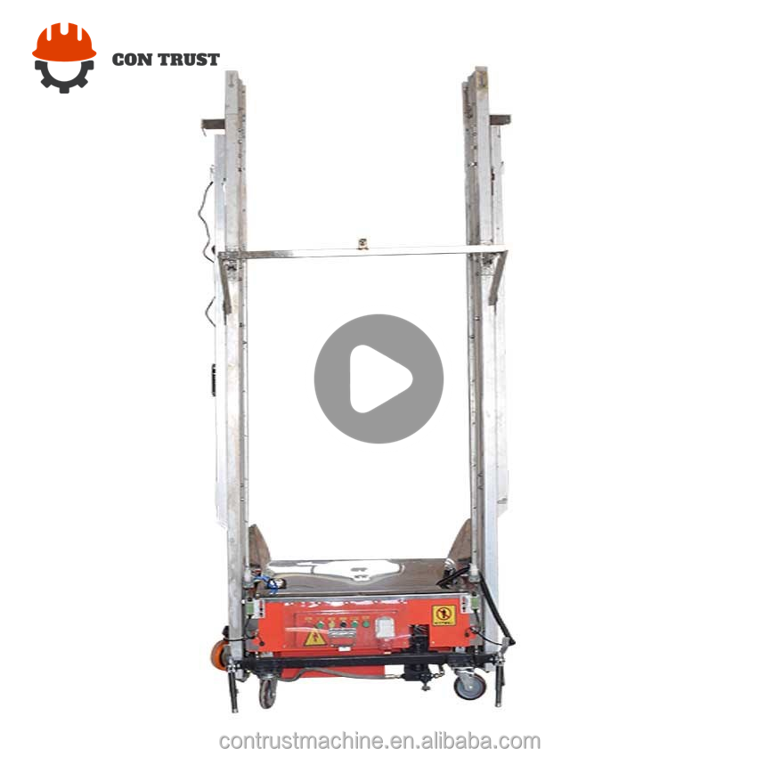 wall plastering machine automatic rendering wall painting machine