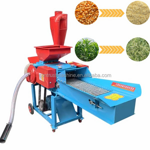 Large scale feed grinder hay forage chopper grass straw silage bale tub grinder machine for animal feed