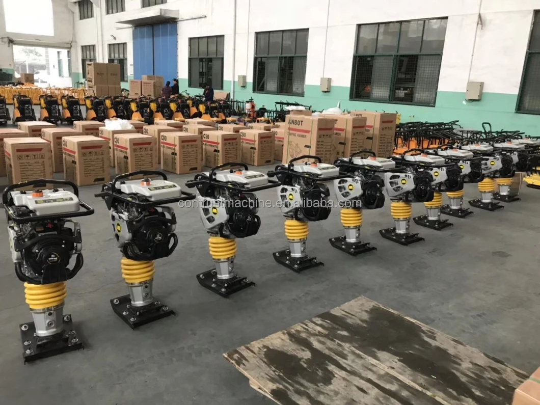 2024 Factory Sale Various Handheld Tamping Rammer Machine Gasoline Engine Compactador Tamping Rammer