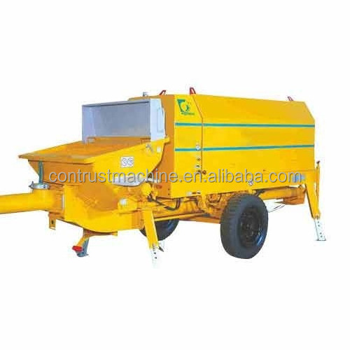 Concrete Pumps Pump Tunnel Concrete Grouting Pumps Triplex Plunger Grout Injection Machine Trailer Pump for Sale Electric 30 37