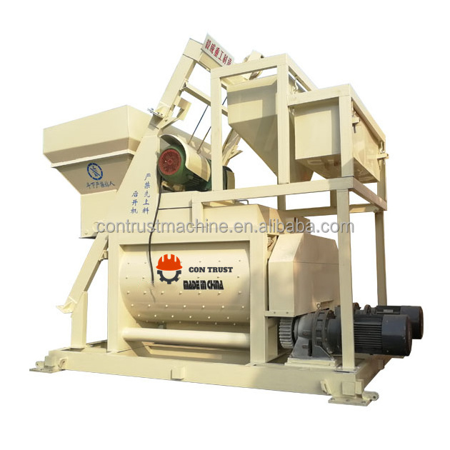 New Material Concrete Mixer 2 Cubic Yards And Cement Vertical Type With Wholesale Direct Sales 3 in one JS Concrete Mixer