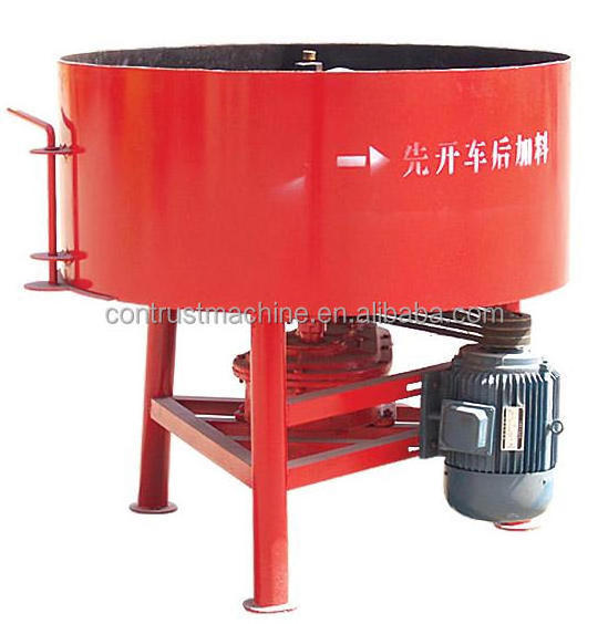 Small capacity construction Equipment JW pan Concrete Mixer