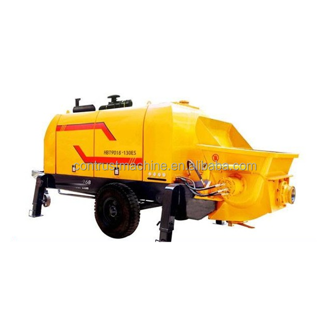 Concrete Pumps Pump Tunnel Concrete Grouting Pumps Triplex Plunger Grout Injection Machine Trailer Pump for Sale Electric 30 37