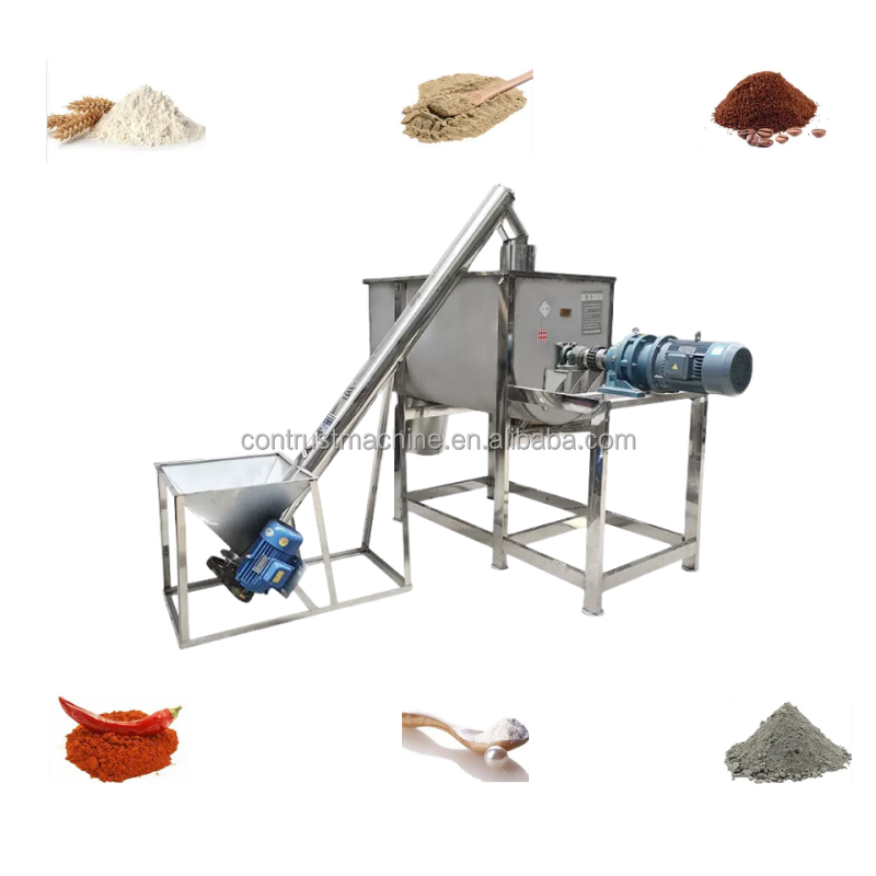 China manufacturer mixing machine and packing powder fertilizer production line