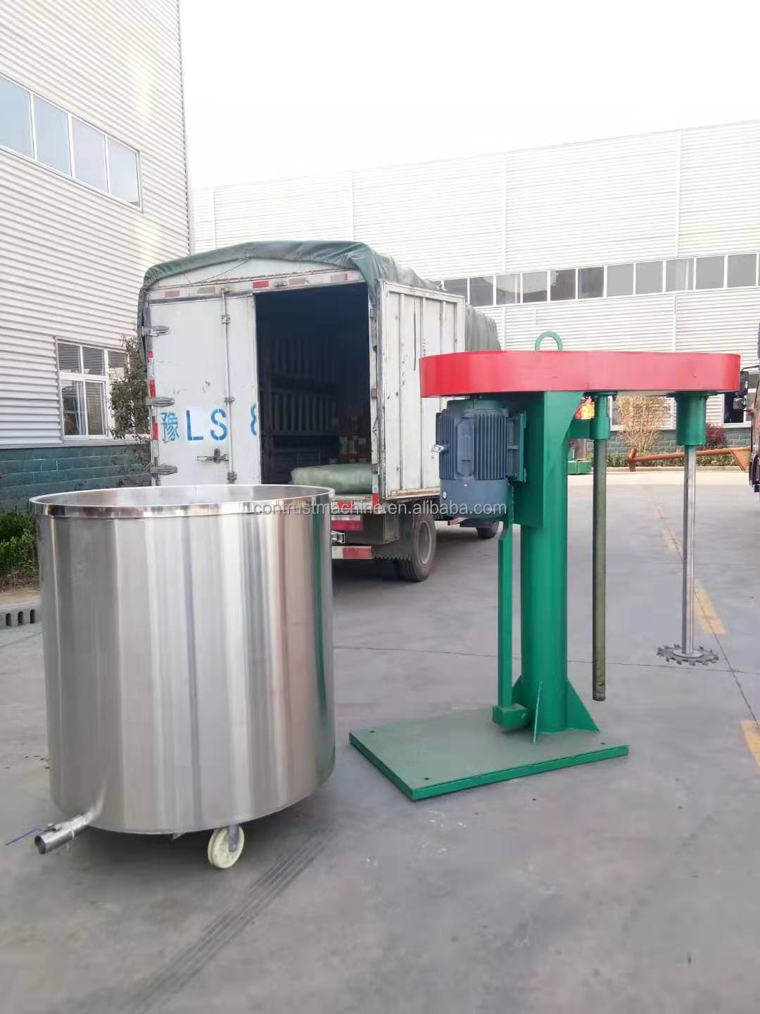 Pneumatic Lifting Speed Disperser/high Shear Dispersing Emulsifier