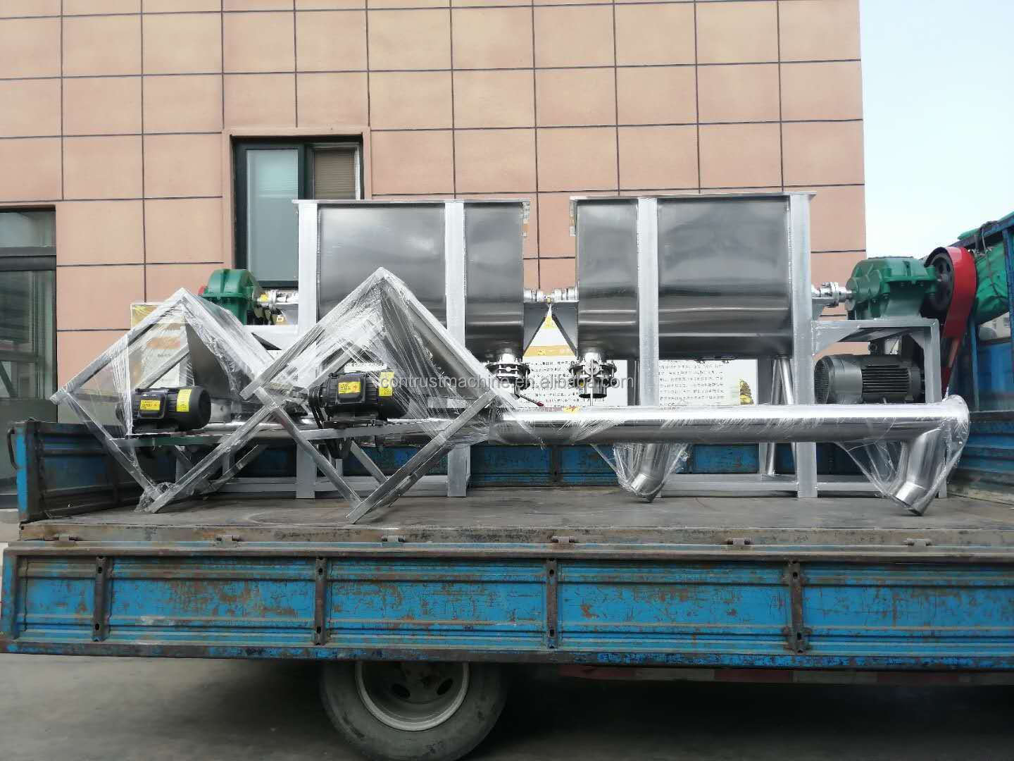 China manufacturer mixing machine and packing powder fertilizer production line