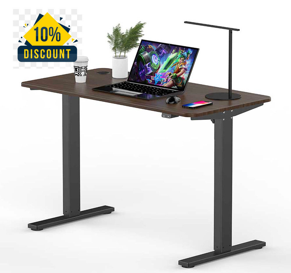 Electric Height Adjustable Table White Standup Desk Ergonomics Smart Cost-effective Standing Computer Sit Stand Desk For Worker