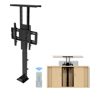 Motorized TV Lift with Remote Control for Screens 32" to 70" Height Adjustable Hideaway TV Lift Adjusts Up to 65" High